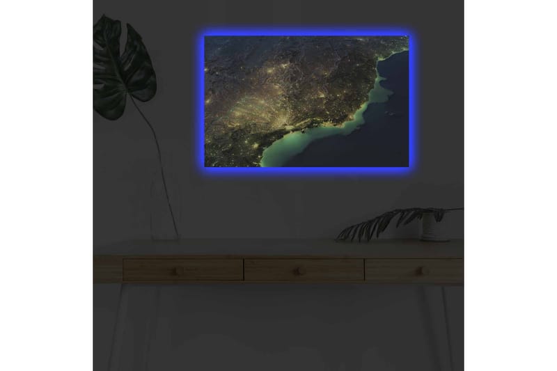 Seinäkoriste LED-valaistu Canvas Maalaus - Sisustustuotteet - Taulu & taide - Canvas-taulu
