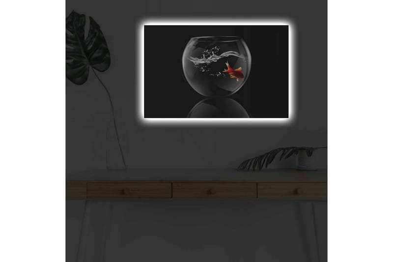 Seinäkoriste LED-valaistu Canvas Maalaus - Sisustustuotteet - Taulu & taide - Canvas-taulu