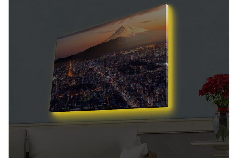 Seinäkoriste LED-valaistu Canvas Maalaus - Canvas-taulu - Seinäkoristeet