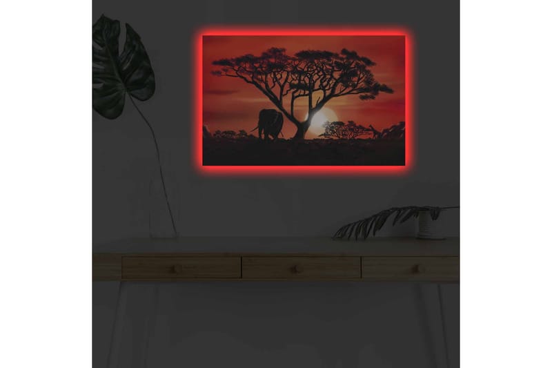 Seinäkoriste LED-valaistu Canvas Maalaus - Canvas-taulu - Seinäkoristeet