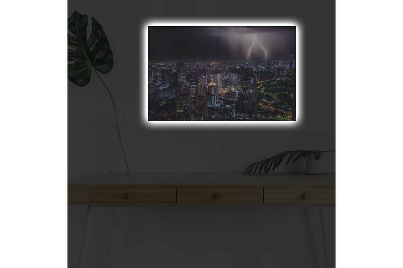 Seinäkoriste LED-valaistu Canvas Maalaus - Canvas-taulu - Seinäkoristeet