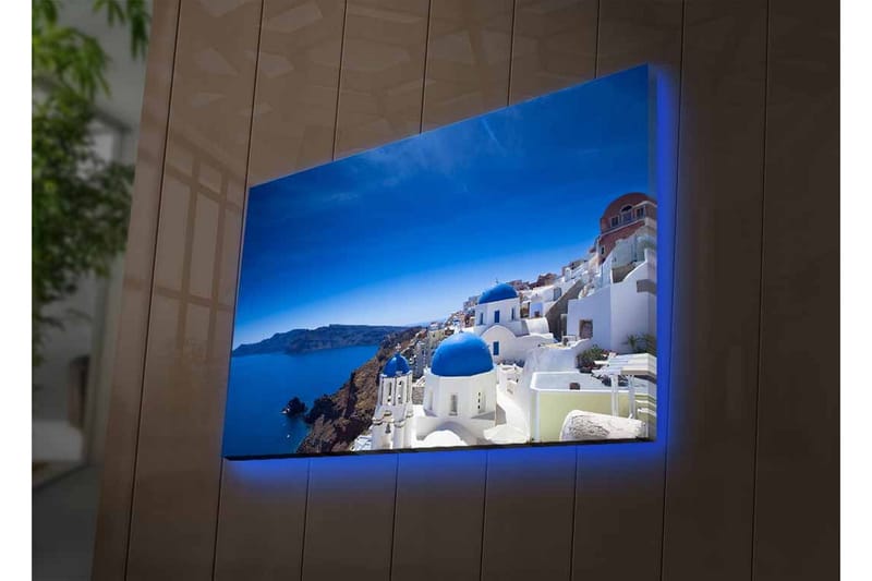 Seinäkoriste LED-valaistu Canvas Maalaus - Sisustustuotteet - Taulu & taide - Canvas-taulu
