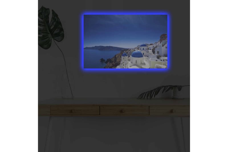 Seinäkoriste LED-valaistu Canvas Maalaus - Canvas-taulu - Seinäkoristeet