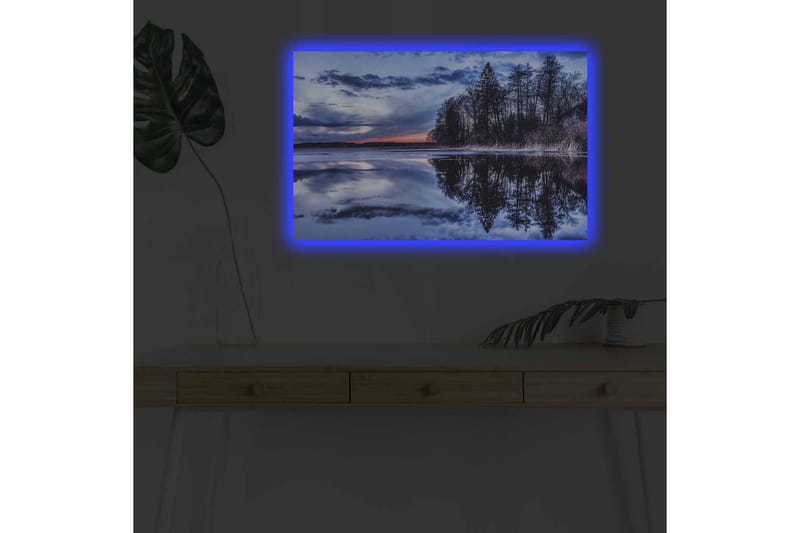 Seinäkoriste LED-valaistu Canvas Maalaus - Sisustustuotteet - Taulu & taide - Canvas-taulu