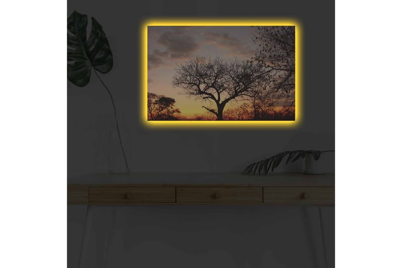 Seinäkoriste LED-valaistu Canvas Maalaus - Canvas-taulu - Seinäkoristeet