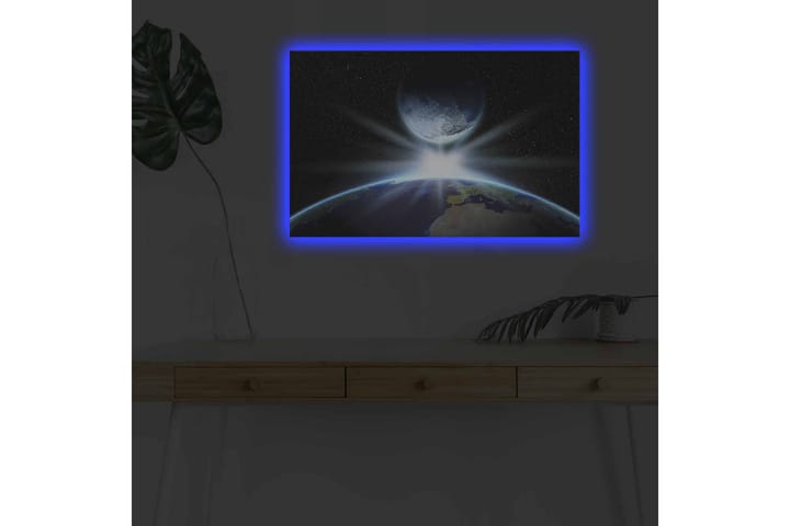 Seinäkoriste LED-valaistu Canvas Maalaus - Seinäkoristeet - Canvas-taulu