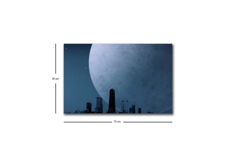 Seinäkoriste LED-valaistu Canvas Maalaus - Sisustustuotteet - Taulu & taide - Canvas-taulu
