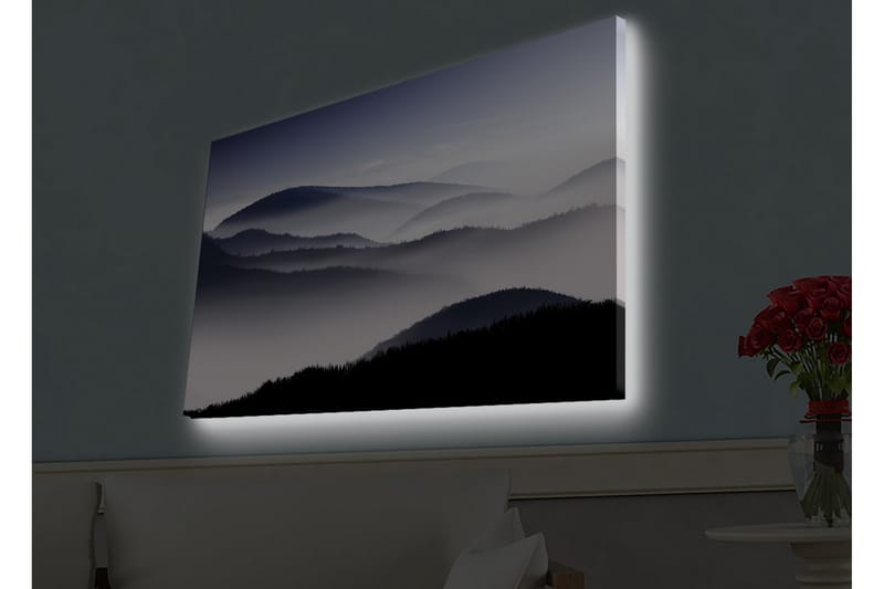 Seinäkoriste LED-valaistu Canvas Maalaus - Sisustustuotteet - Taulu & taide - Canvas-taulu