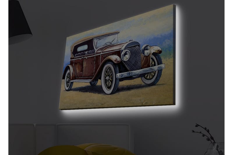 Seinäkoriste LED-valaistu Canvas Maalaus - Sisustustuotteet - Taulu & taide - Canvas-taulu