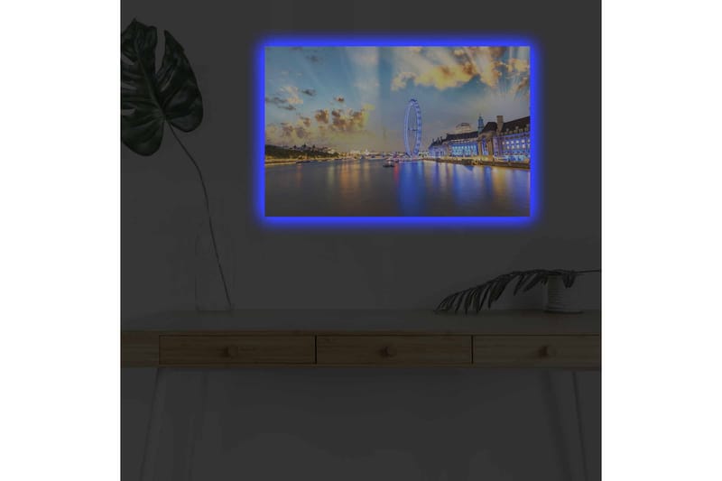 Seinäkoriste LED-valaistu Canvas Maalaus - Sisustustuotteet - Taulu & taide - Canvas-taulu
