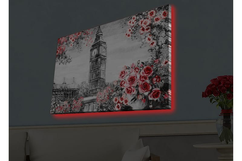 Seinäkoriste LED-valaistu Canvas Maalaus - Sisustustuotteet - Taulu & taide - Canvas-taulu
