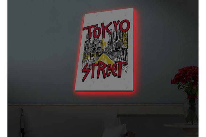Seinäkoriste LED-valaistu Canvas Maalaus - Sisustustuotteet - Taulu & taide - Canvas-taulu