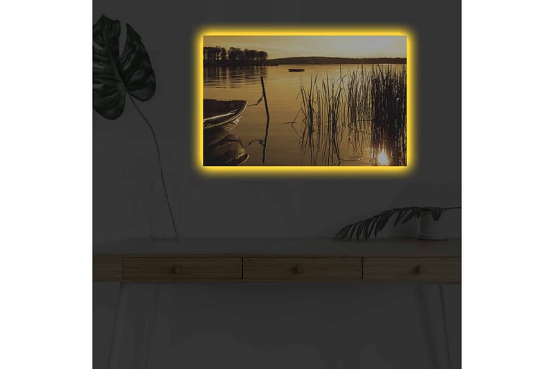 Seinäkoriste LED-valaistu Canvas Maalaus - Sisustustuotteet - Taulu & taide - Canvas-taulu