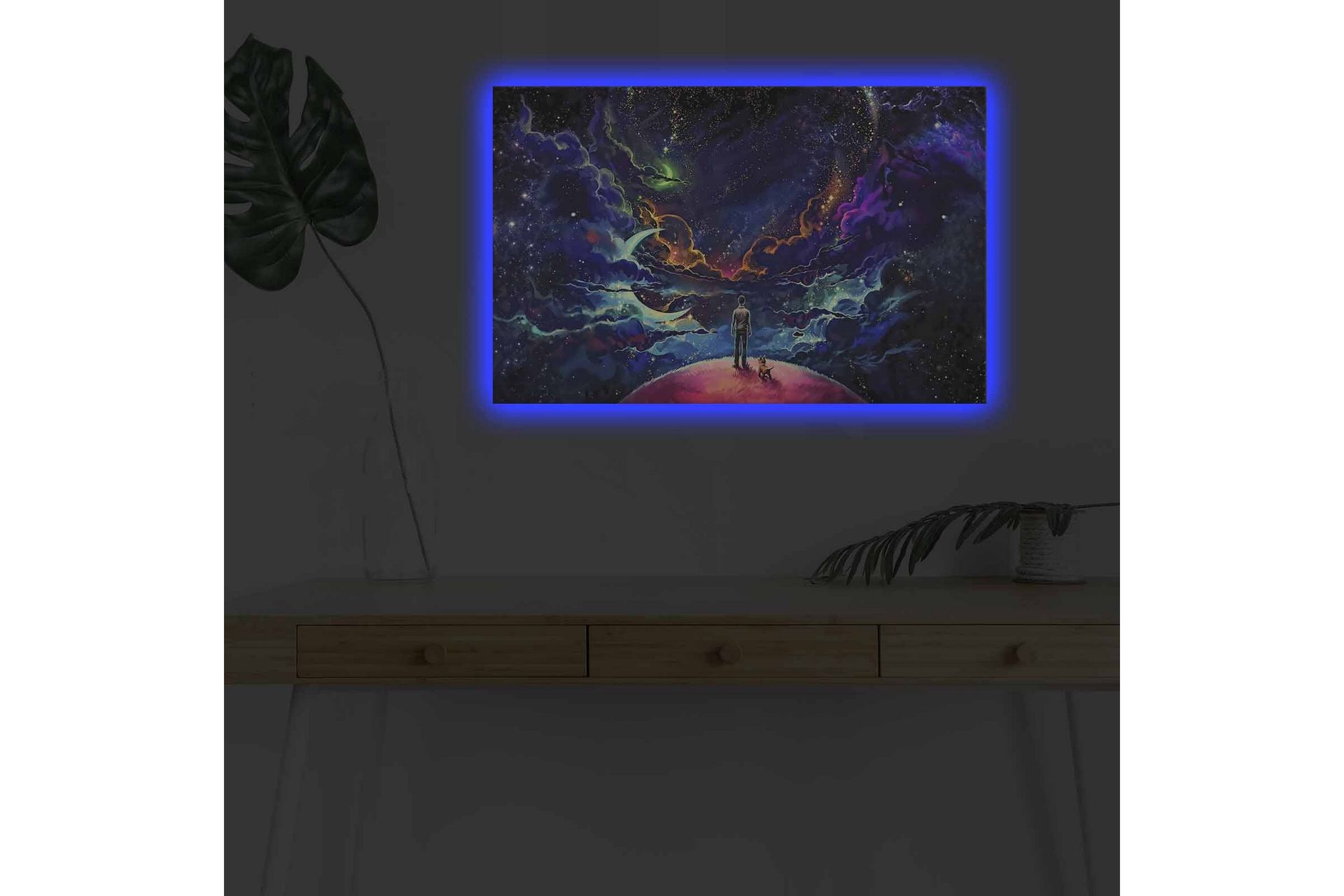 Seinäkoriste LED-valaistu Canvas Maalaus - Sisustustuotteet - Taulu & taide - Canvas-taulu