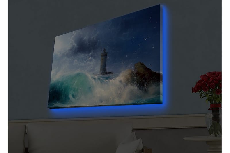 Seinäkoriste LED-valaistu Canvas Maalaus - Sisustustuotteet - Taulu & taide - Canvas-taulu
