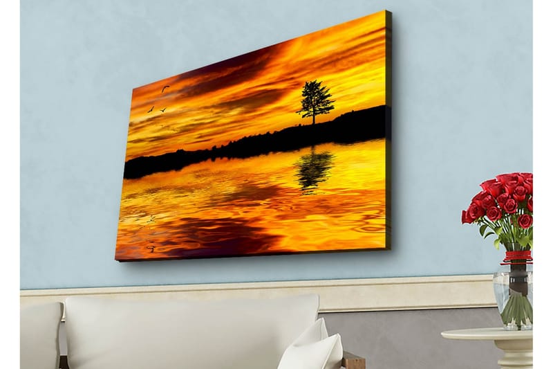 Seinäkoriste LED-valaistu Canvas Maalaus - Sisustustuotteet - Taulu & taide - Canvas-taulu