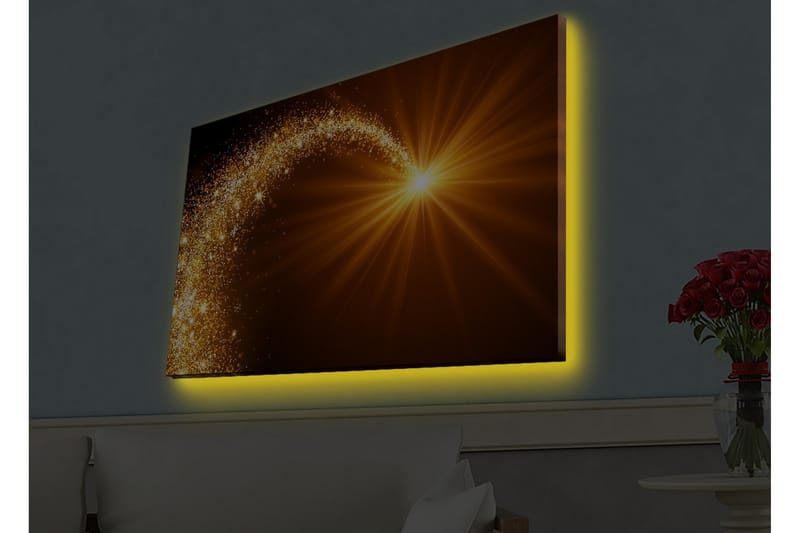 Seinäkoriste LED-valaistu Canvas Maalaus - Sisustustuotteet - Taulu & taide - Canvas-taulu