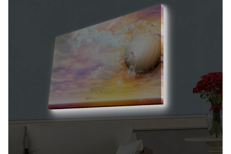 Seinäkoriste LED-valaistu Canvas Maalaus - Sisustustuotteet - Taulu & taide - Canvas-taulu