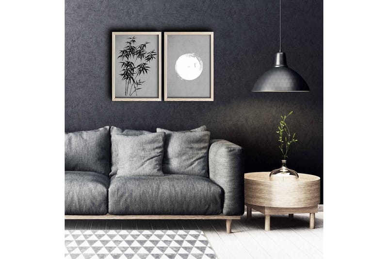 Seinäkoriste MDF Maalaus 2 osaa, undefined