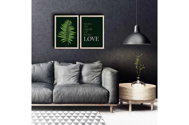 Seinäkoriste MDF Maalaus 2 osaa, undefined