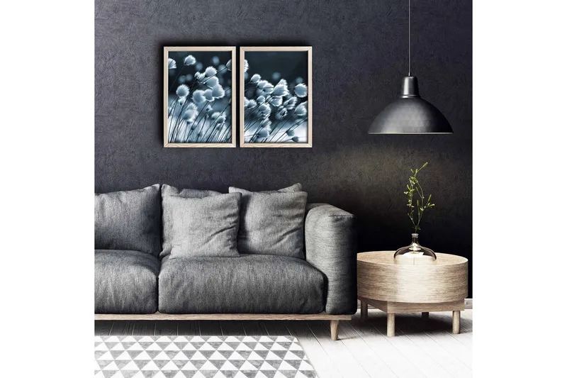 Seinäkoriste MDF Maalaus 2 osaa, undefined