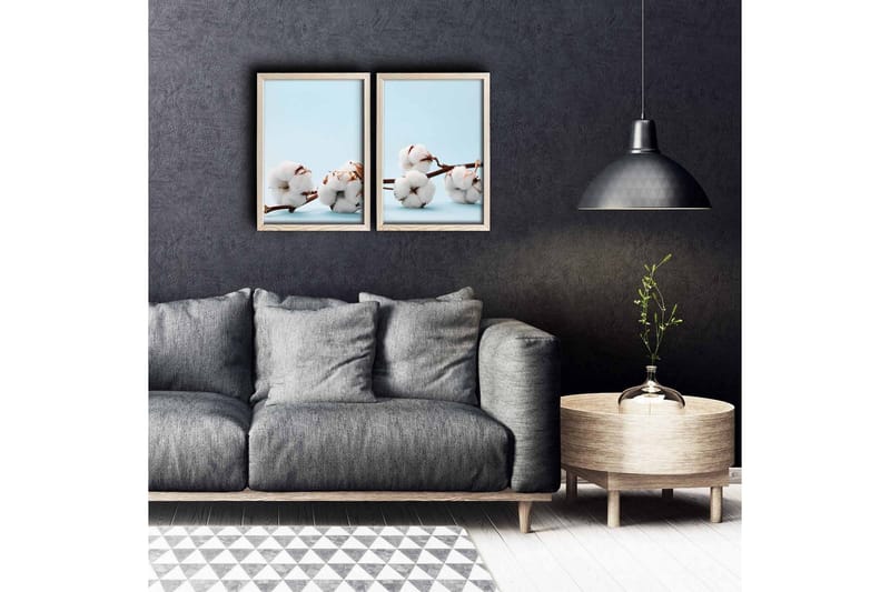 Seinäkoriste MDF Maalaus 2 osaa, undefined