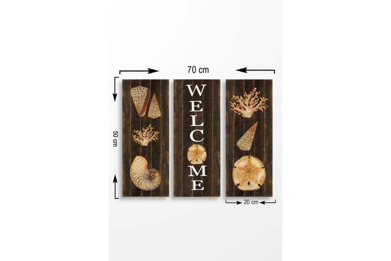 Seinäkoriste MDF Maalaus - Sisustustuotteet - Taulu & taide - Canvas-taulu