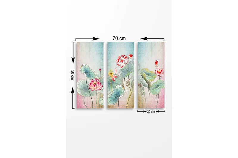 Seinäkoriste MDF Maalaus - Sisustustuotteet - Taulu & taide - Canvas-taulu