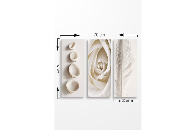 Seinäkoriste MDF Maalaus - Sisustustuotteet - Taulu & taide - Canvas-taulu