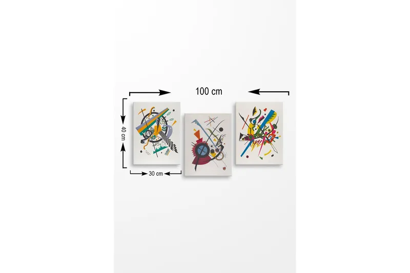 Seinäkoriste MDF Maalaus - Sisustustuotteet - Taulu & taide - Canvas-taulu