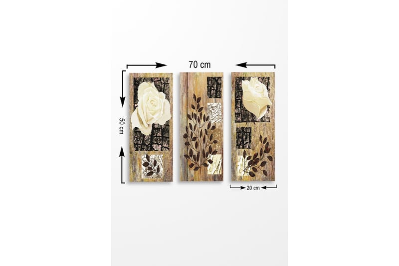Seinäkoriste MDF Maalaus - Sisustustuotteet - Taulu & taide - Canvas-taulu