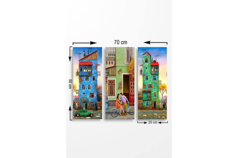 Seinäkoriste MDF Maalaus - Sisustustuotteet - Taulu & taide - Canvas-taulu