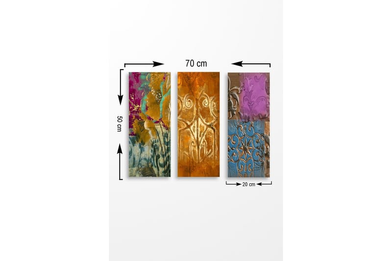 Seinäkoriste MDF Maalaus - Sisustustuotteet - Taulu & taide - Canvas-taulu