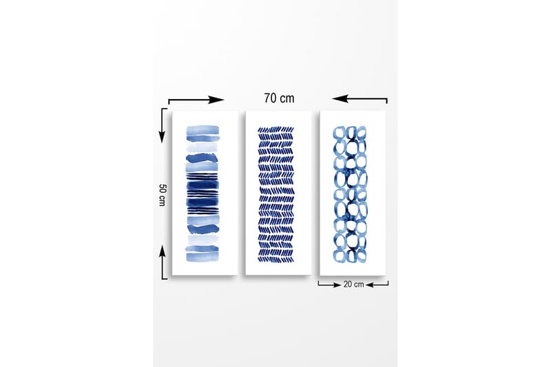 Seinäkoriste MDF Maalaus - Sisustustuotteet - Taulu & taide - Canvas-taulu