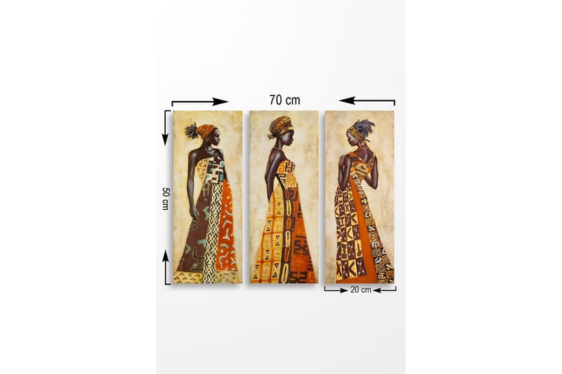 Seinäkoriste MDF Maalaus - Sisustustuotteet - Taulu & taide - Canvas-taulu