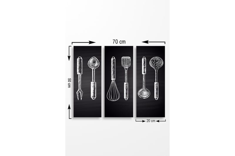 Seinäkoriste MDF Maalaus - Sisustustuotteet - Taulu & taide - Canvas-taulu