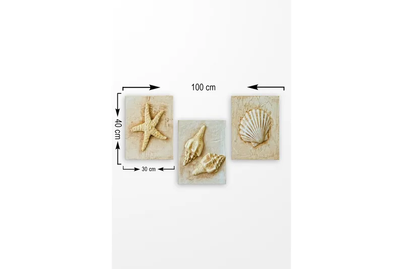 Seinäkoriste MDF Maalaus - Sisustustuotteet - Taulu & taide - Canvas-taulu