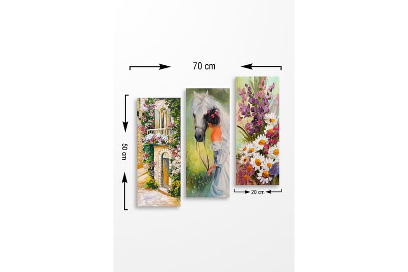 Seinäkoriste MDF Maalaus - Sisustustuotteet - Taulu & taide - Canvas-taulu