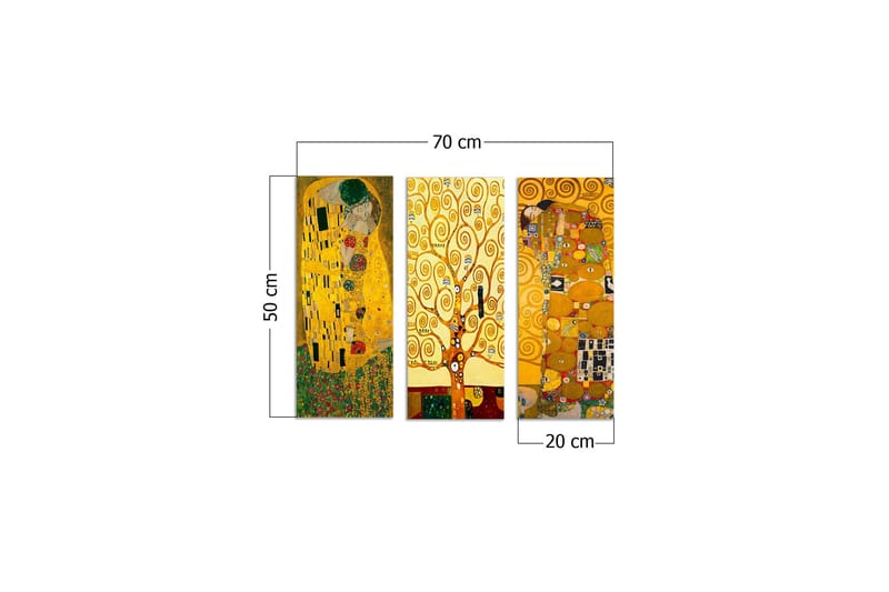 Seinäkoriste MDF Maalaus - Sisustustuotteet - Taulu & taide - Canvas-taulu