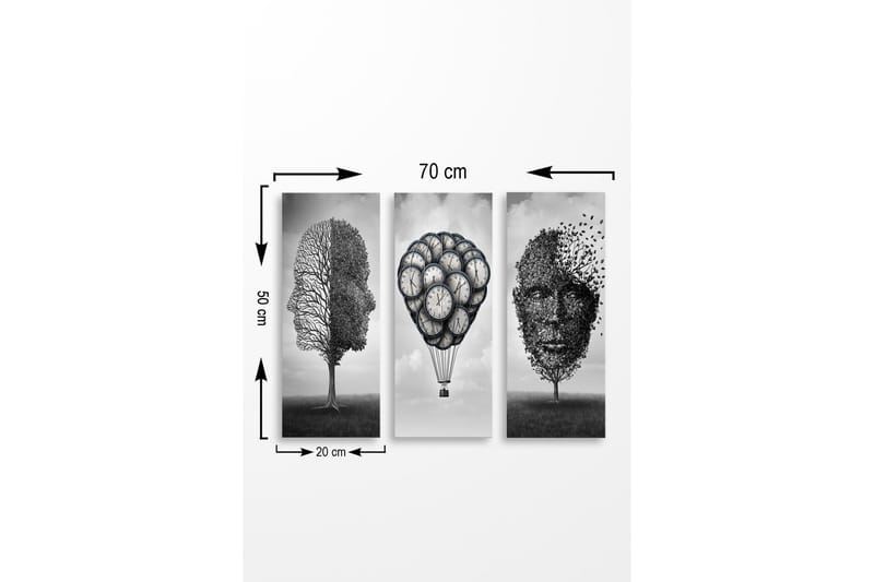 Seinäkoriste MDF Maalaus - Sisustustuotteet - Taulu & taide - Canvas-taulu