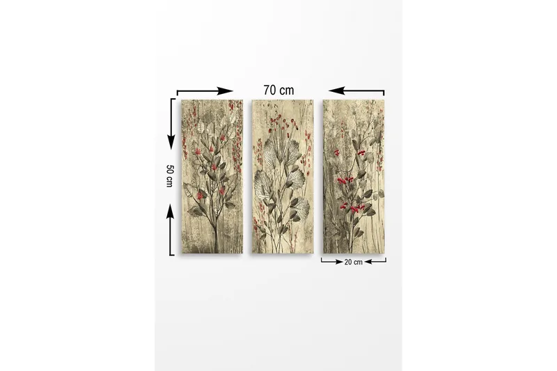 Seinäkoriste MDF Maalaus - Sisustustuotteet - Taulu & taide - Canvas-taulu