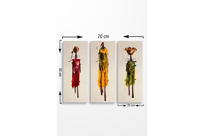 Seinäkoriste MDF Maalaus - Sisustustuotteet - Taulu & taide - Canvas-taulu