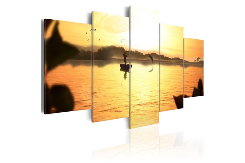 Taulu A Lake At Dusk 100x50, Artgeist sp. z o. o.