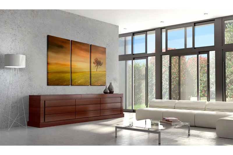Taulu A Lonely Tree On A Meadow 120x80 - Artgeist sp. z o. o. - Sisustustuotteet - Taulu & taide - Canvas-taulu