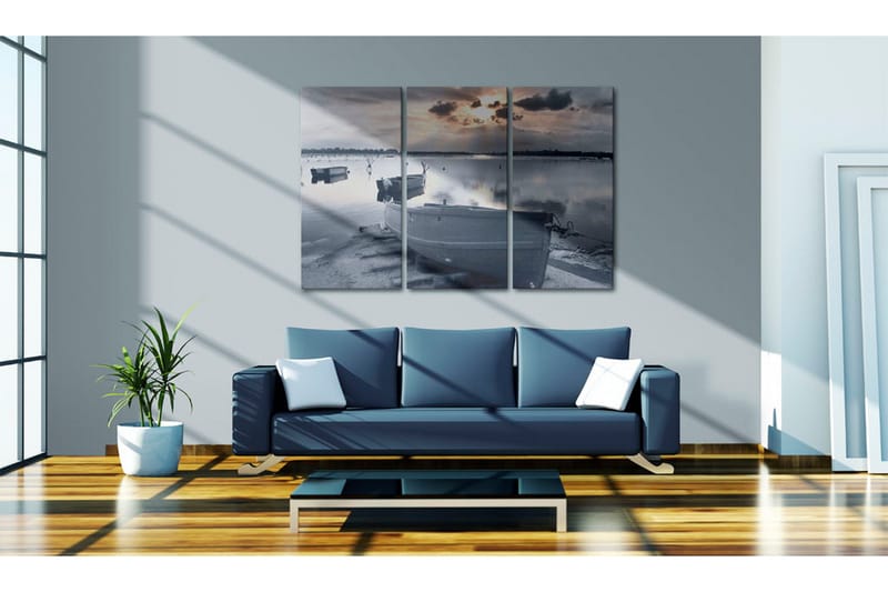 Taulu A Small Boat By A Lake 120x80 - Artgeist sp. z o. o. - Sisustustuotteet - Taulu & taide - Canvas-taulu