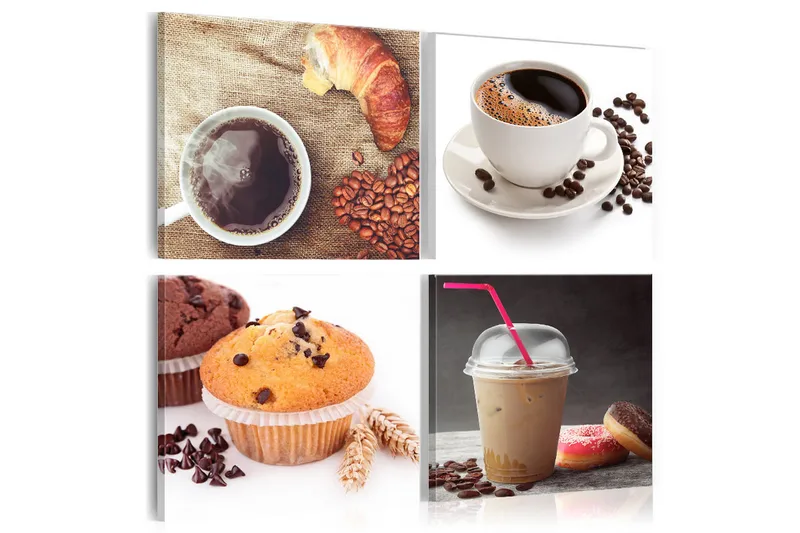 Taulu A Sweet Breakfast 40x40 - Artgeist sp. z o. o. - Sisustustuotteet - Taulu & taide - Canvas-taulu