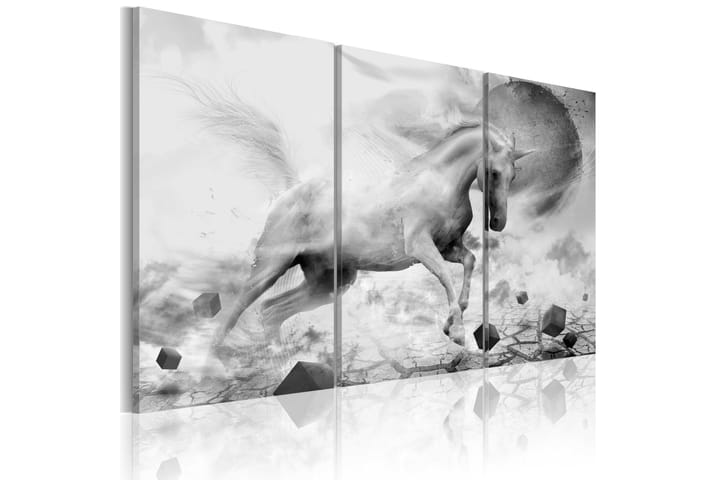 Taulu A Unicorn On The Edge Of The World 60x40 - Artgeist sp. z o. o. - Canvas-taulu - Seinäkoristeet