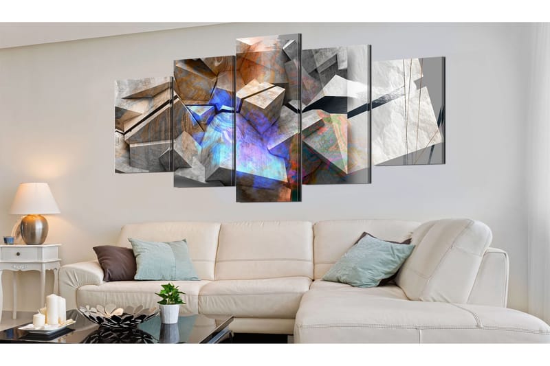Taulu Abstract Cubes 200x100 - Artgeist sp. z o. o. - Sisustustuotteet - Taulu & taide - Canvas-taulu