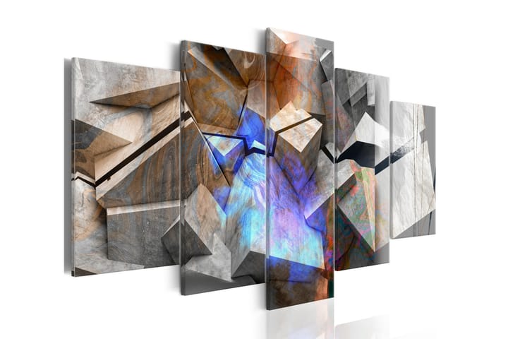 Taulu Abstract Cubes 200x100 - Artgeist sp. z o. o. - Canvas-taulu - Seinäkoristeet