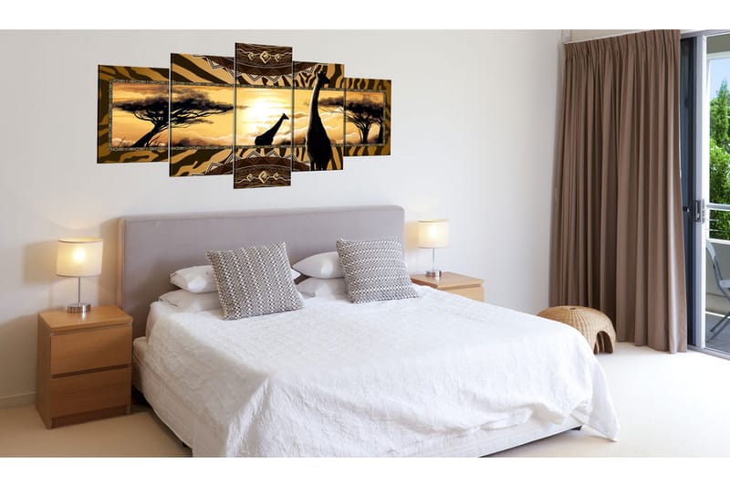 Taulu African Giraffes 200x100 - Artgeist sp. z o. o. - Sisustustuotteet - Taulu & taide - Canvas-taulu